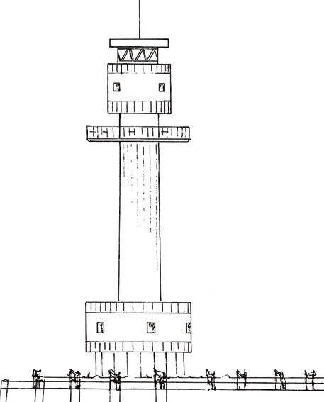 Friedrichsort - Lighthouse near Kiel (Friedrichsort)