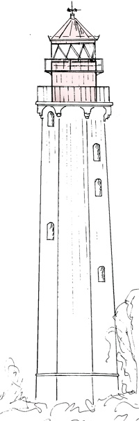 Flügge - Phare près de Fehmarn